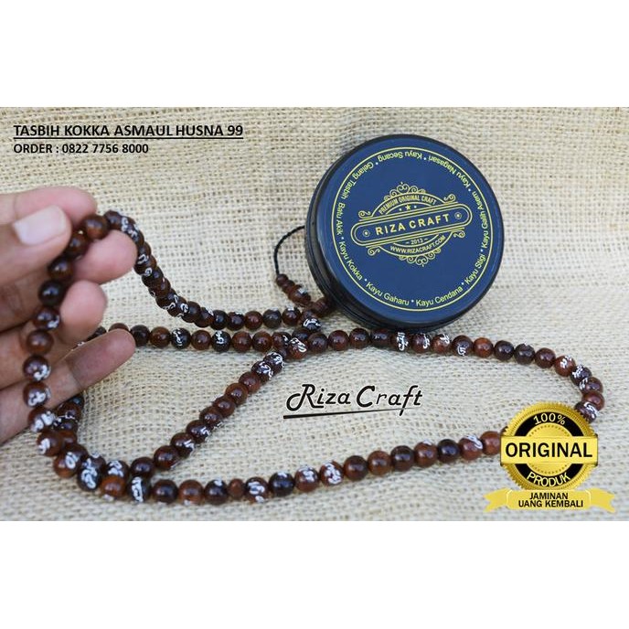 Tasbih Kayu Kokka Kaukah Koka Asmaul Husna Unik Asli Turki 99 Butir