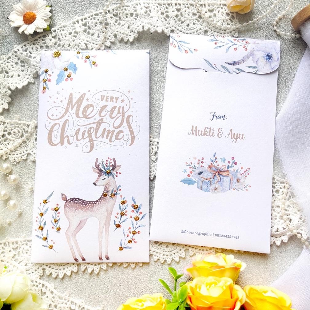

Kjh Angpao Natal Spesial Custom Christmas Amplop Bisa Tulis Nama - Envelope / Hongpao Gereja New Year