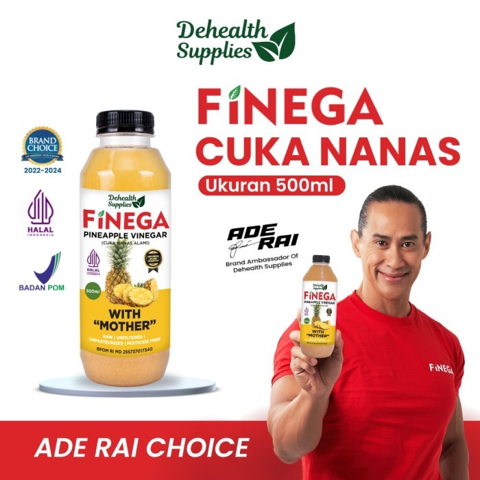 

Finega Cuka Nanas 500Ml Kemasan Plastik