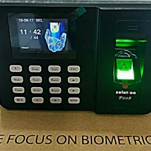 mesin absensi finger print solution P208
