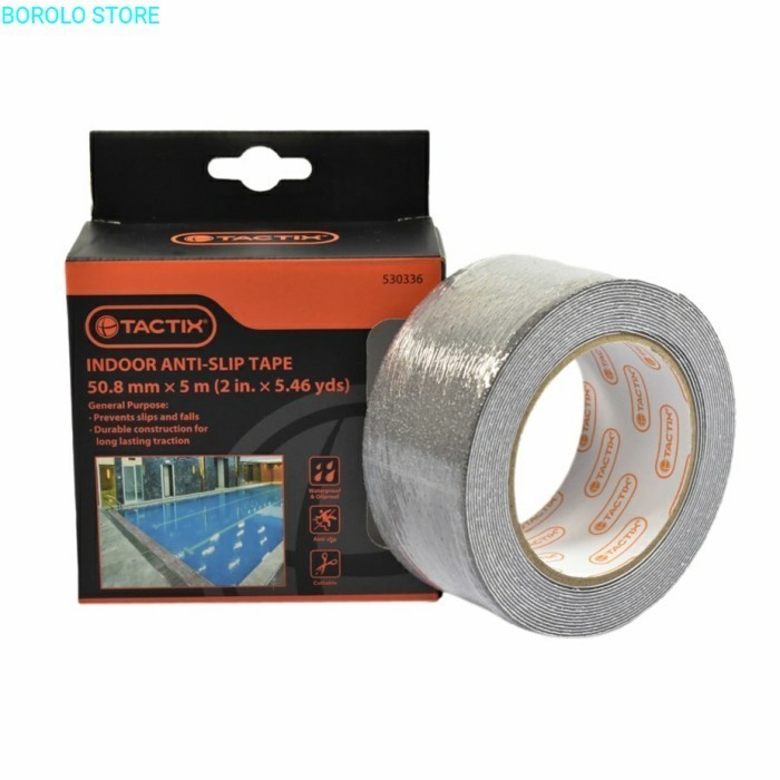 

Salee! Tactix 5mtr Isolasi Indoor Anti Slip Medium Grit - Lakban Anti Slip