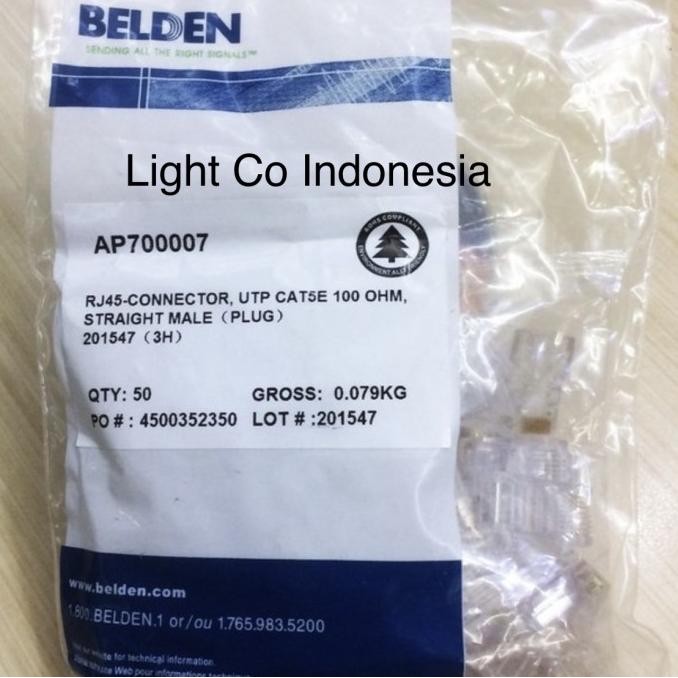 Konektor BELDEN RJ45 CAT 5E / CAT 6 / konektor belden rj45 cat6