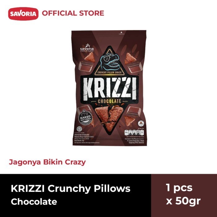 

OBRAL KRIZZI Chocolate - Snack Pillow Coklat 50g