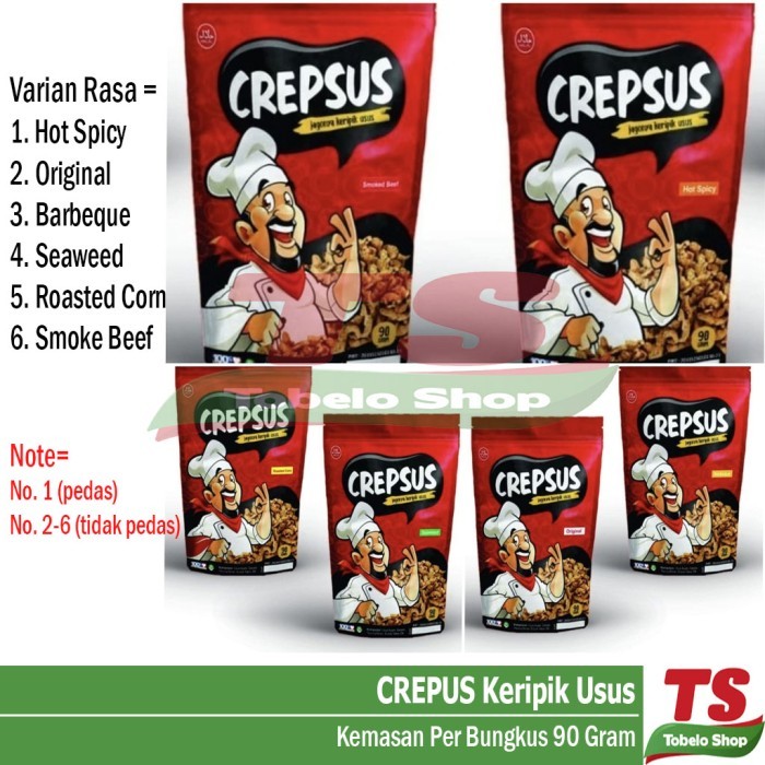 

BOOM SALE CREPSUS / KERIPIK USUS