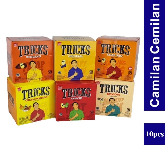 

NEW Tricks Biskuit Kentang Potato Baked Chips isi 10 pcs x 12 gr