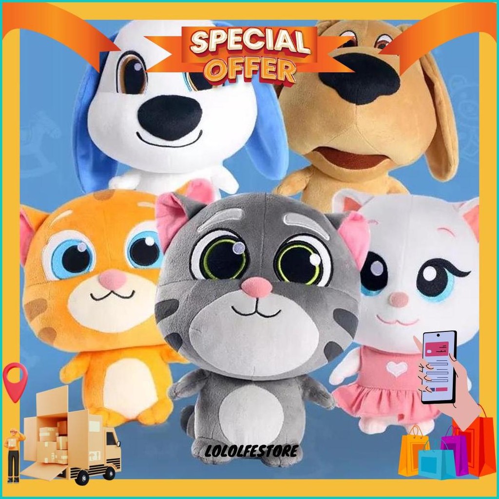 Tom Cat Boneka Kucing Berdongeng Intelligent Talking Tomcat Ukuran 30Cm Mainan Anak Terbaru Sale
