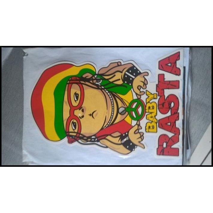 

GRATIS ONGKIR STICKER 33X26CM BABY RASTA !!!