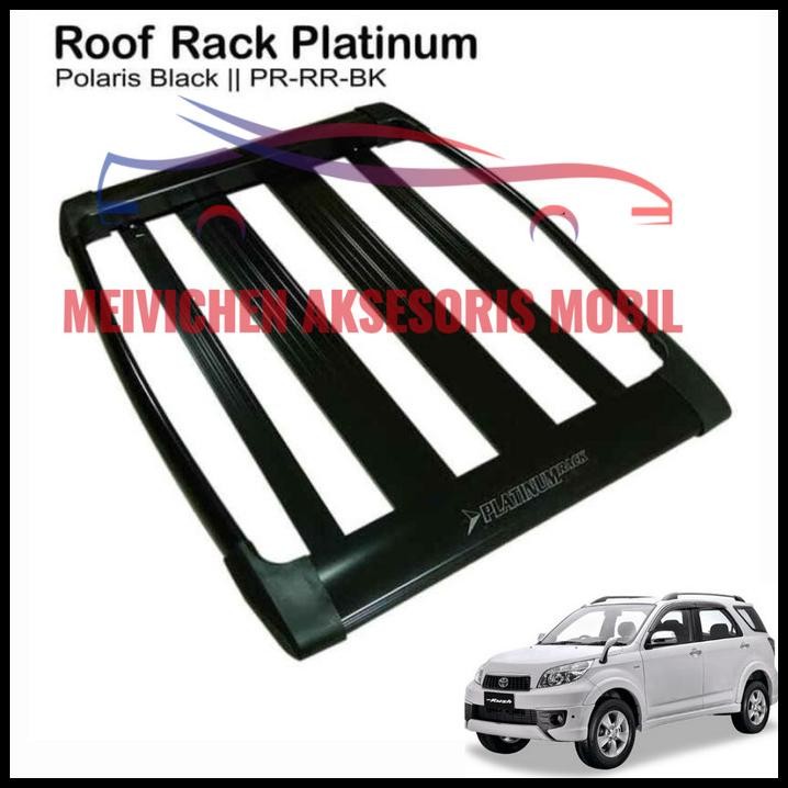 GRATIS ONGKIR ROOF RACK RAK BAGASI ATAS MOBIL PLATINUM RUSH OLD LAMA HITAM 