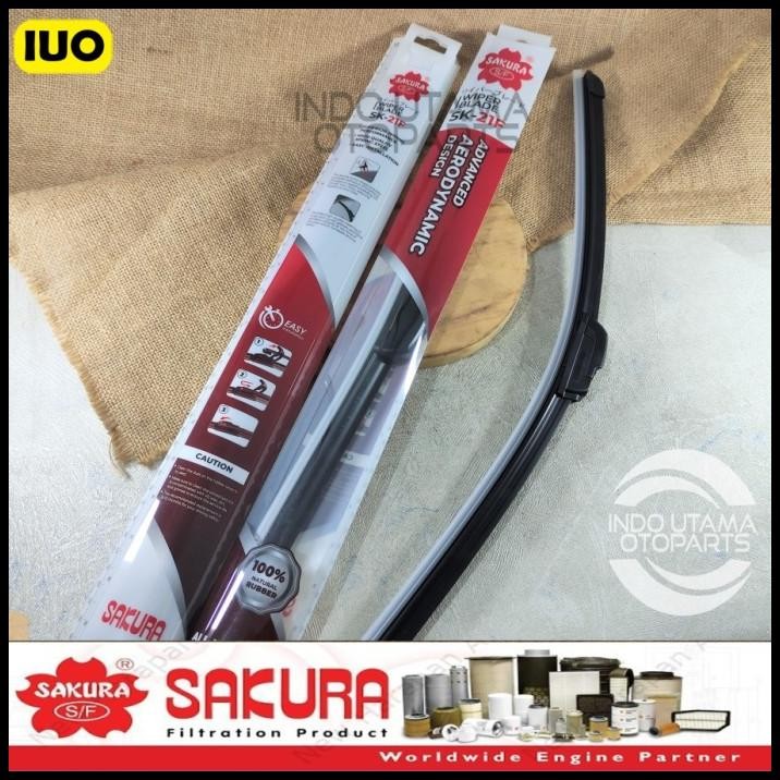 DISKON WIPER FRAMELESS DAIHATSU TARUNA KARET KACA MOBIL SAKURA 