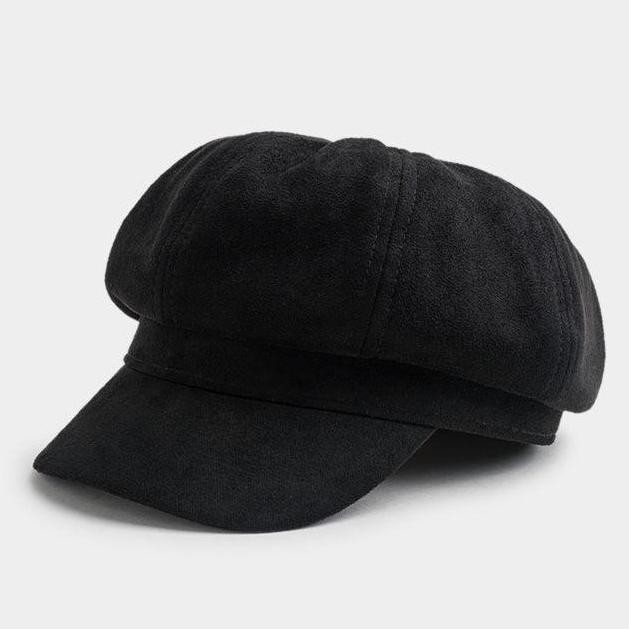 Topi Baret Beret Newsboy Oktagonal Retro Korea Import Wanita Pria TK