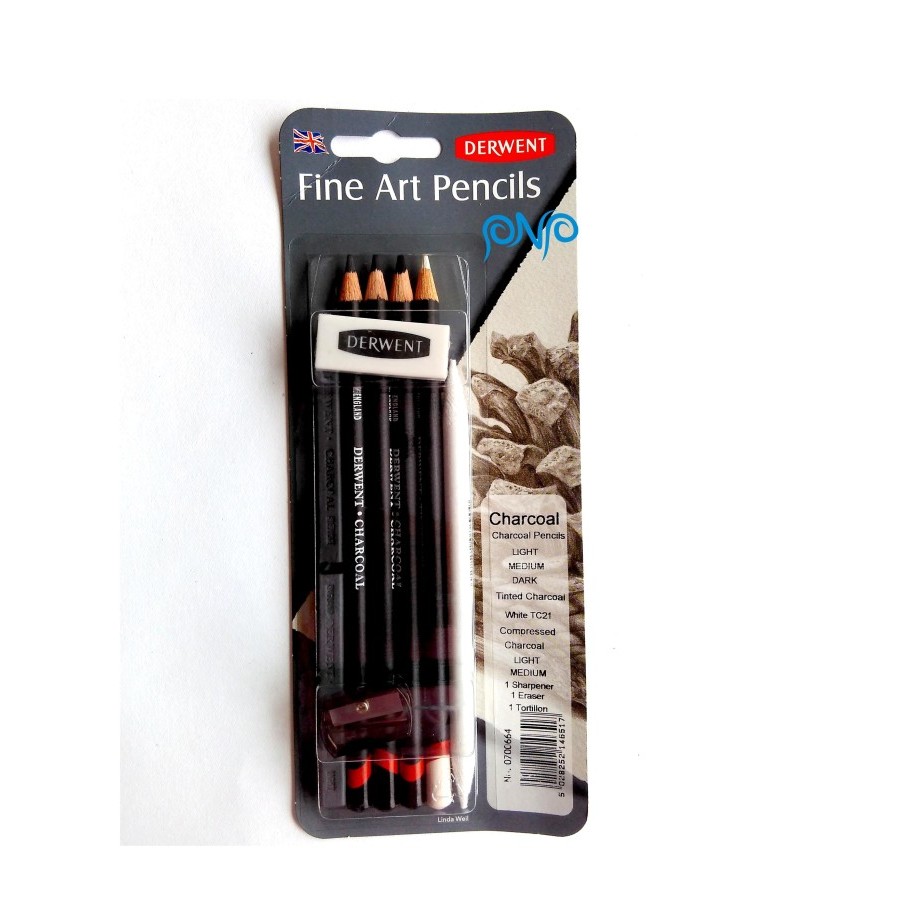 

Derwent Charcoal Mix 8 / Fine Art Pencils