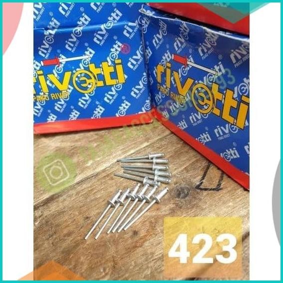 Paku rivet 5 varian ukuran (423,429,435,440,450) merk RIVETTI! 11OKTZ4