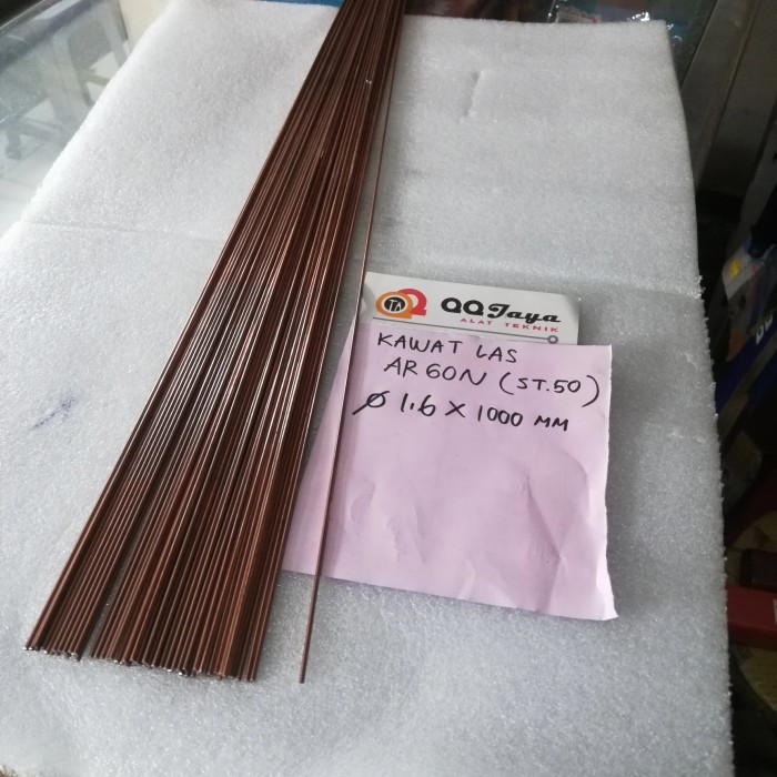 TERMURAH - Kawat las argon besi 1,6 mm - Tig rod panjang 1 mtr x 1 kg