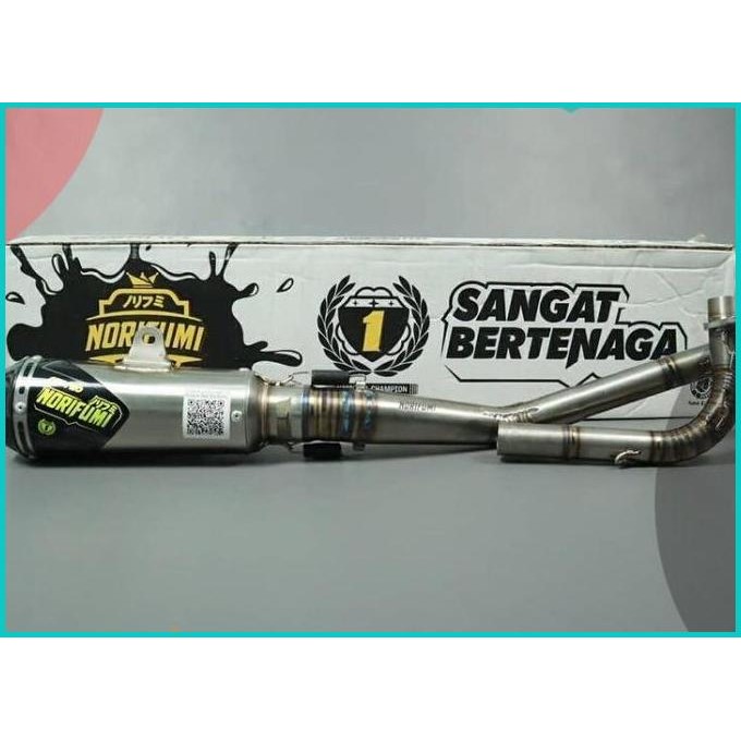 KNALPOT NORIFUMI GTX PRO CARBON TITANIUM ORIGINAL GRASSTRACK BEKTRAIL