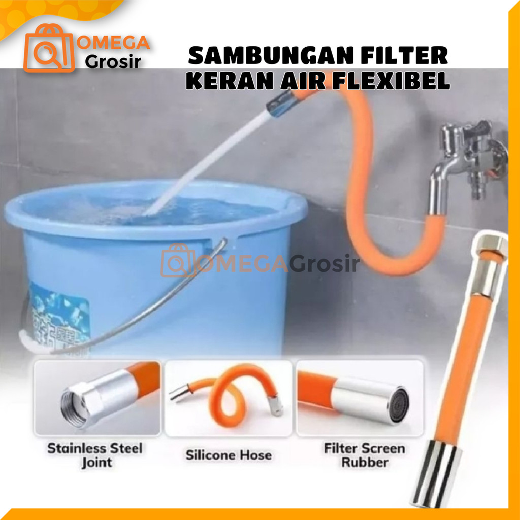 OG Faucet Sambungan Kran Air Flexible Extender Universal Penyambung Kepala Keran Elastis