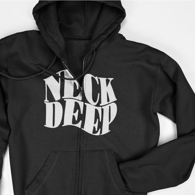 Jaket Hoodie Zipper - Band Neck Deep