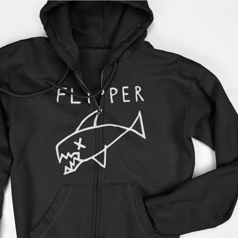 Jaket Hoodie Zipper - Flipper Punk Rock