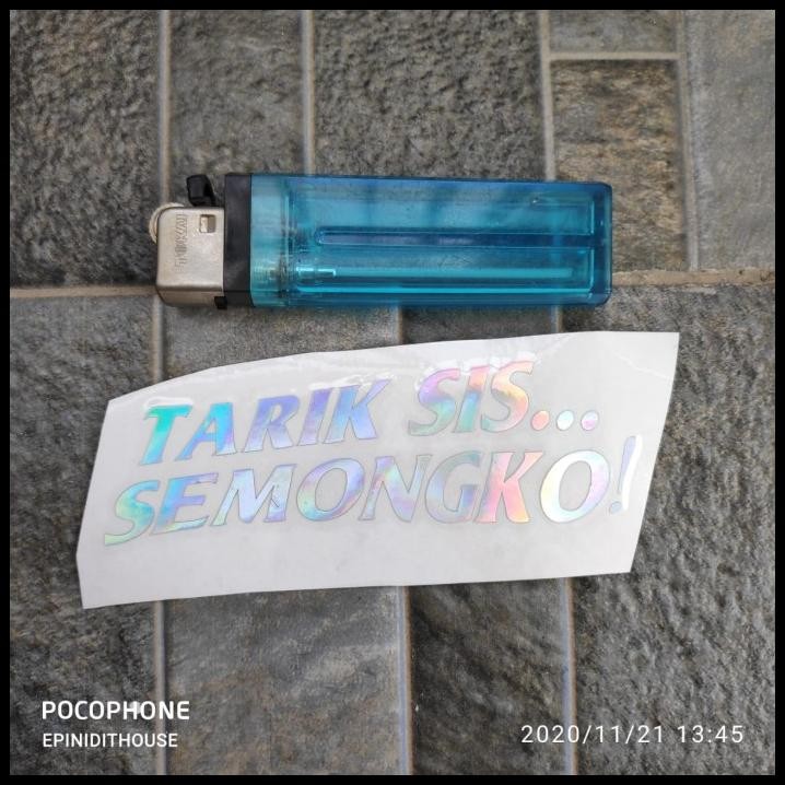 

HOT DEAL STIKER HOLOGRAM TARIK SIS SEMONGKO TIK TOK MOTOR MOBIL LAPTOP SEPEDA !!!!