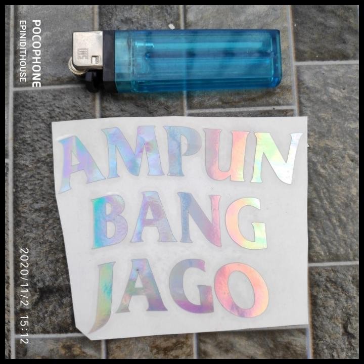 

BEST DEAL STIKER MOTOR MOBIL LAPTOP AMPUN BANG JAGO HOLOGRAM KATA HUMOR LUCU CUT !!!!!!