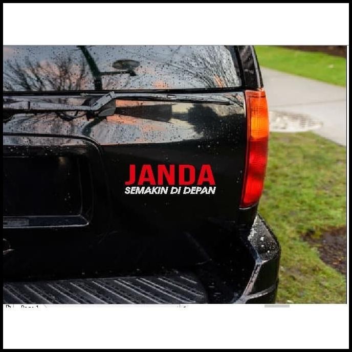 

TERMURAH STIKER JANDA SEMAKIN DI DEPAN KATA KALIMAT TULISAN LUCU HUMOR TRUK CAR !!!