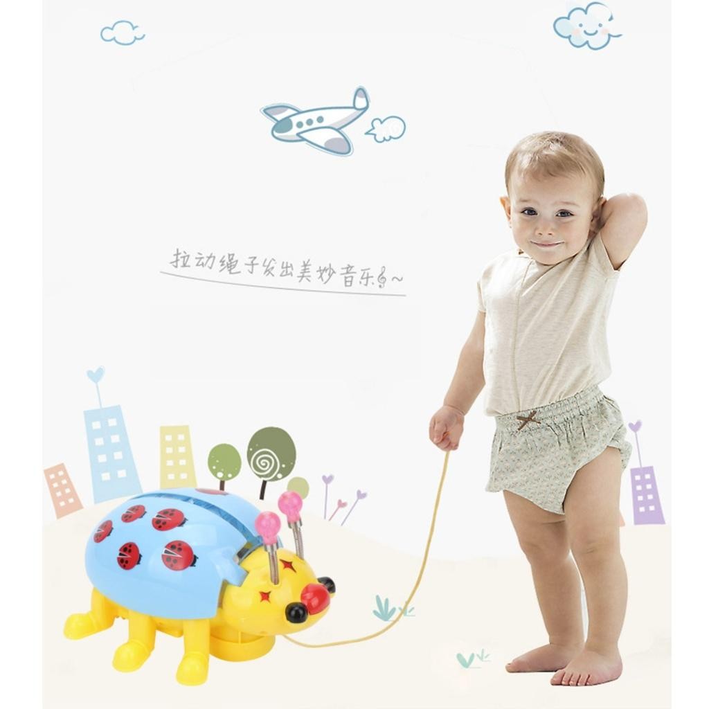 [Khusus Batam] Mainan Kumbang Gerak Jalan, Ladybug Walking Electric Toys [G]