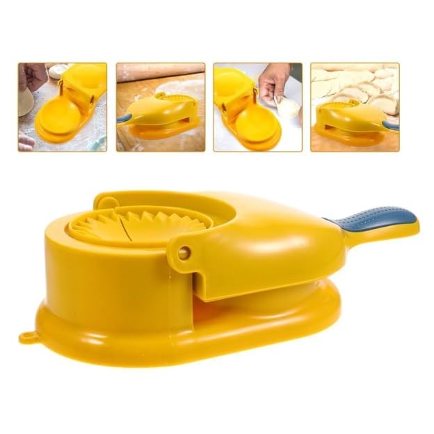 

Cetakan Adonan Dumpling Gyoza Pastel Mini 2in1 Pressing Dough - LB01 - Kuning | PBV