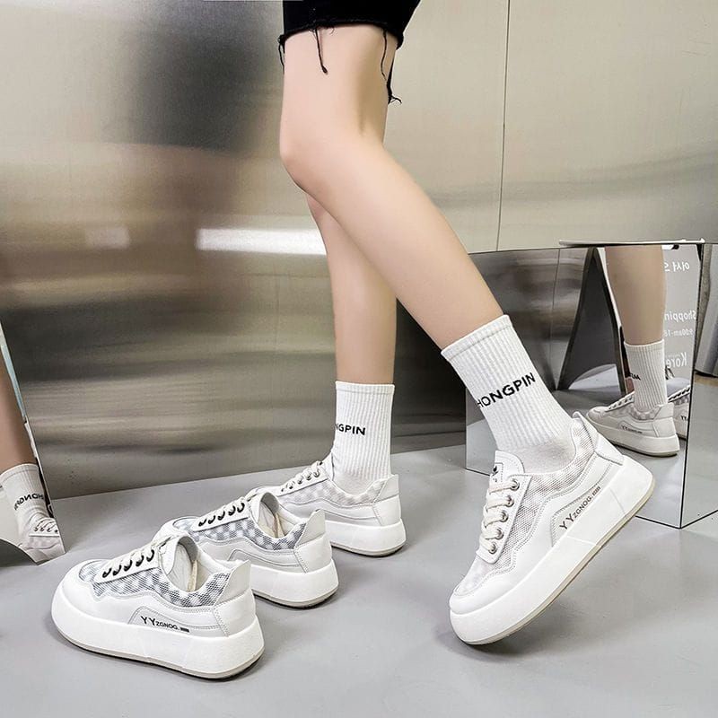 [Produk Terbaru] Svekes - Sepatu Svekes Sneaker Bohemia Sepatuwanita Platform Tinggi Sepatu Terbaru