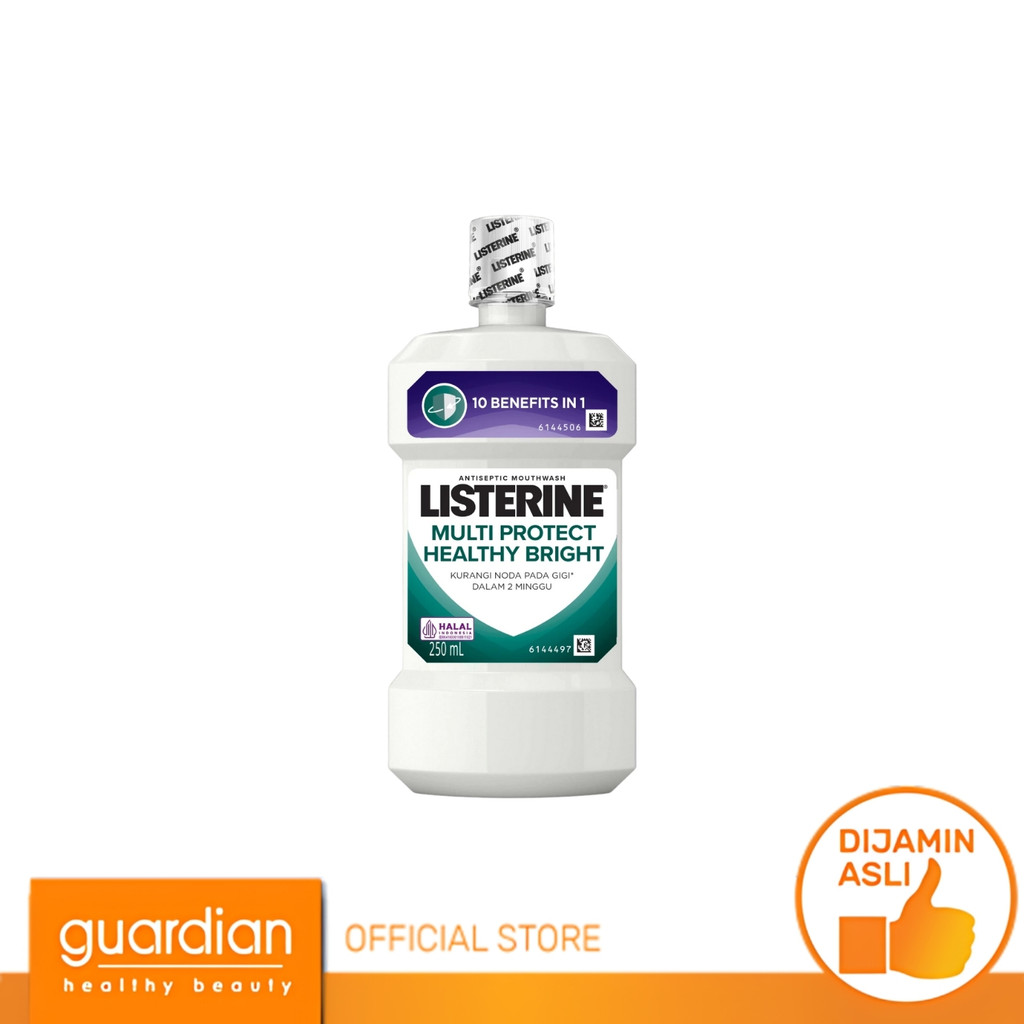 Listerine Healthy Bright Antiseptic Mouthwash 250Ml - Obat Kumur Antiseptik