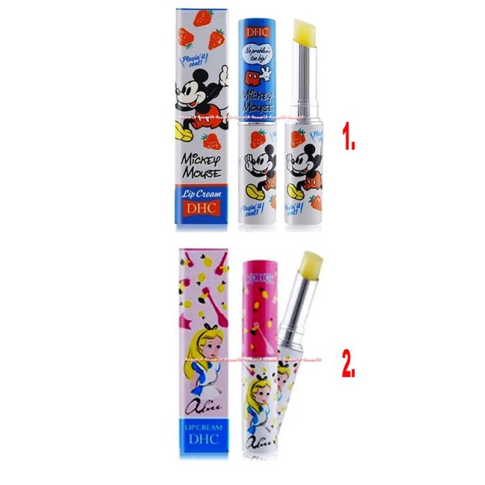 

DHC Lip Cream 1.5g Lipgloss Pelembab Bibir Mickey Mouse Cinderella edt
