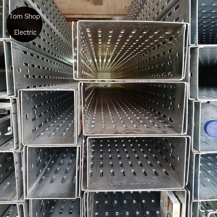Cable Tray 200X100 / Tray Cable 200X100 / Kabel Tray 200X100 Panjang 3Mtr Plat 1.8Mm Electro