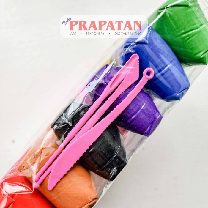 

V-Tec Super Light Clay 12C 130Gr Slc Lilin Mainan #Original