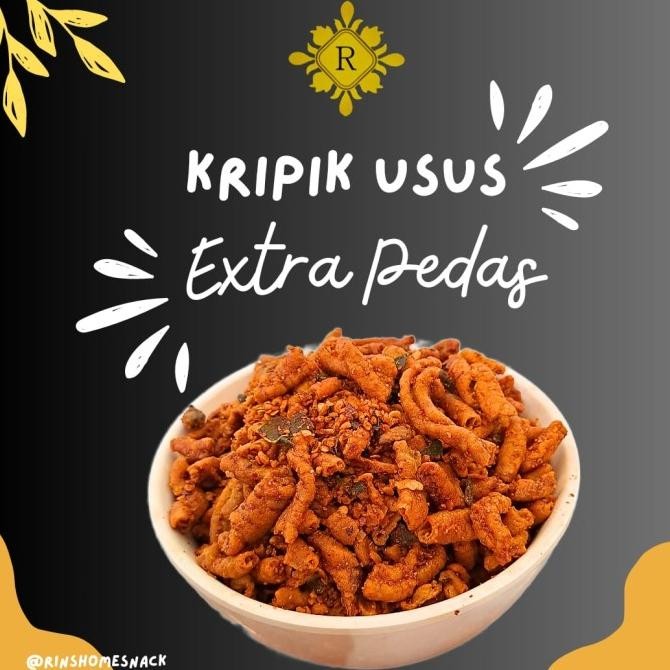 

Keripik Usus Ayam Extra Pedas Daun Jeruk 1 kg CS