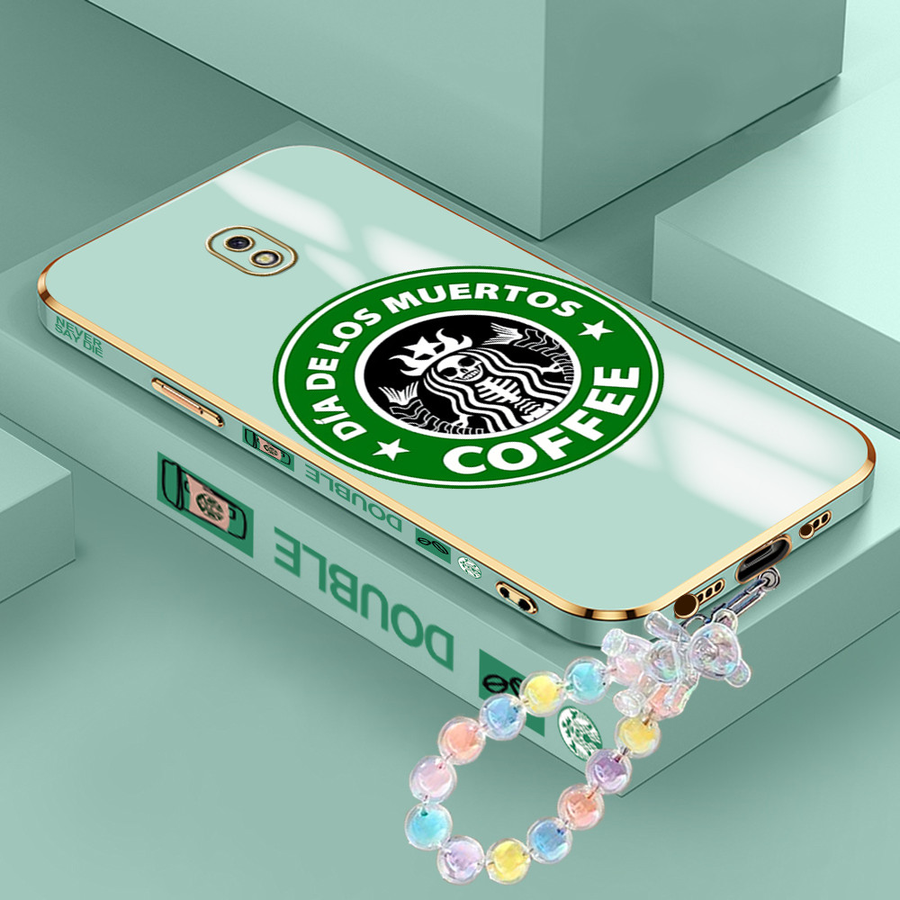 [Pengiriman Jakarta] Samsung Galaxy J7 Pro 2017 J2 Prime Grand Prime Casing Ponsel Funny Starbucks  