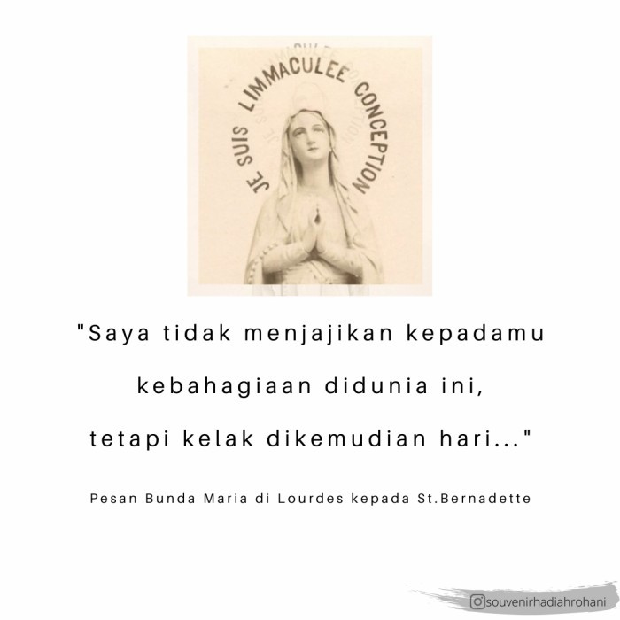 READY STOKKK Patung Bunda Maria Lourdes 60cm