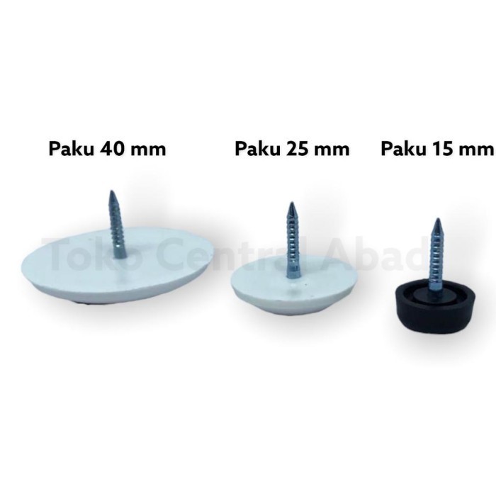 Terlaris Produk Paku Plastik Alas Kaki Meja / Paku Plastik Alas Lemari / Alas Kaki