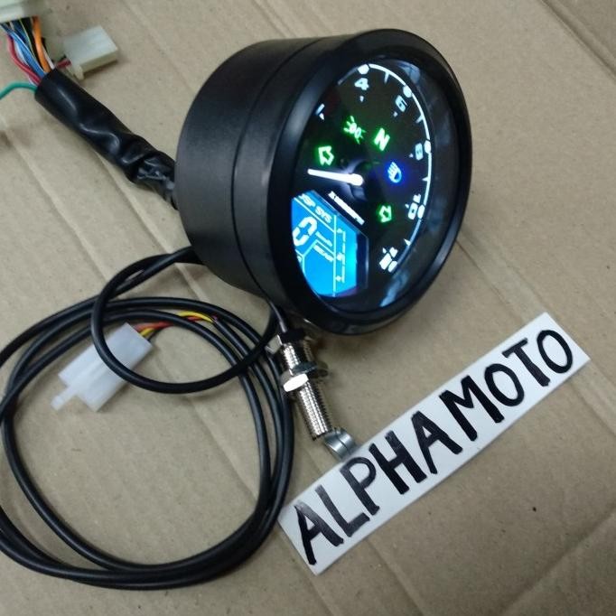 Speedometer digital newtek bulat