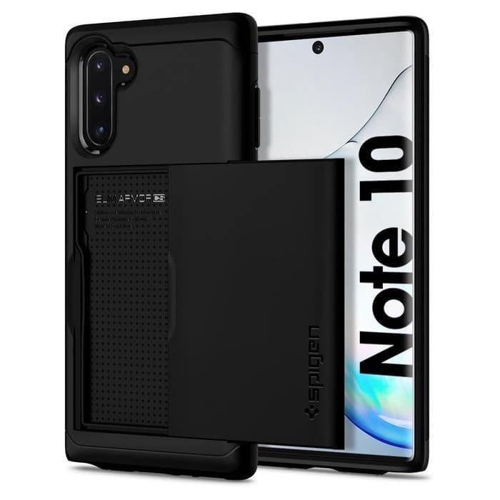 Case Galaxy Note 10 / 10 Plus Spigen Slim Armor Black