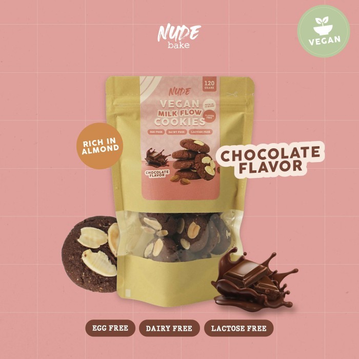 

Ready Pelancar Asi Booster KUKIS ALMOND Cookies Kukis Sehat Vegan Friendly