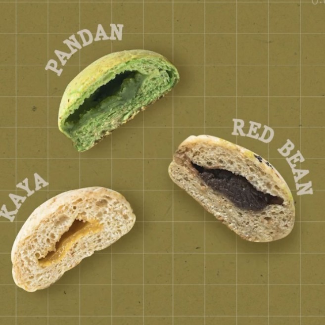 

Ready 3 pcs Vegan Bun- Dairy Free & Egg Free Low Calories