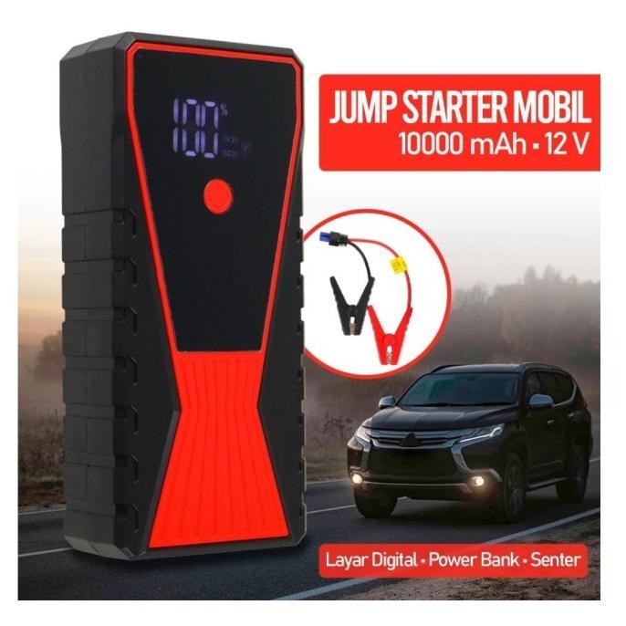 Power Bank Jumper Aki Mobil Senter USB Charger HP 20000mAh 111131
