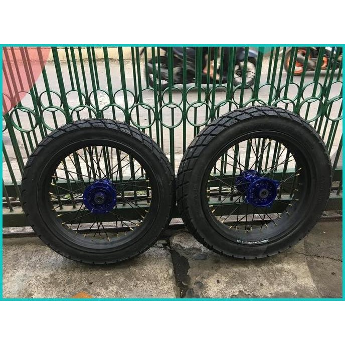 BANSET SUPERMOTO VELG 17 SEMI ENDURO KAWASAKI KLX DTRACKER BEST SELLER