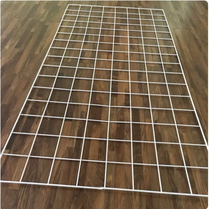 NEW kawat ram 115x75 cm - rak display aksesoris hp - rak gantung putih