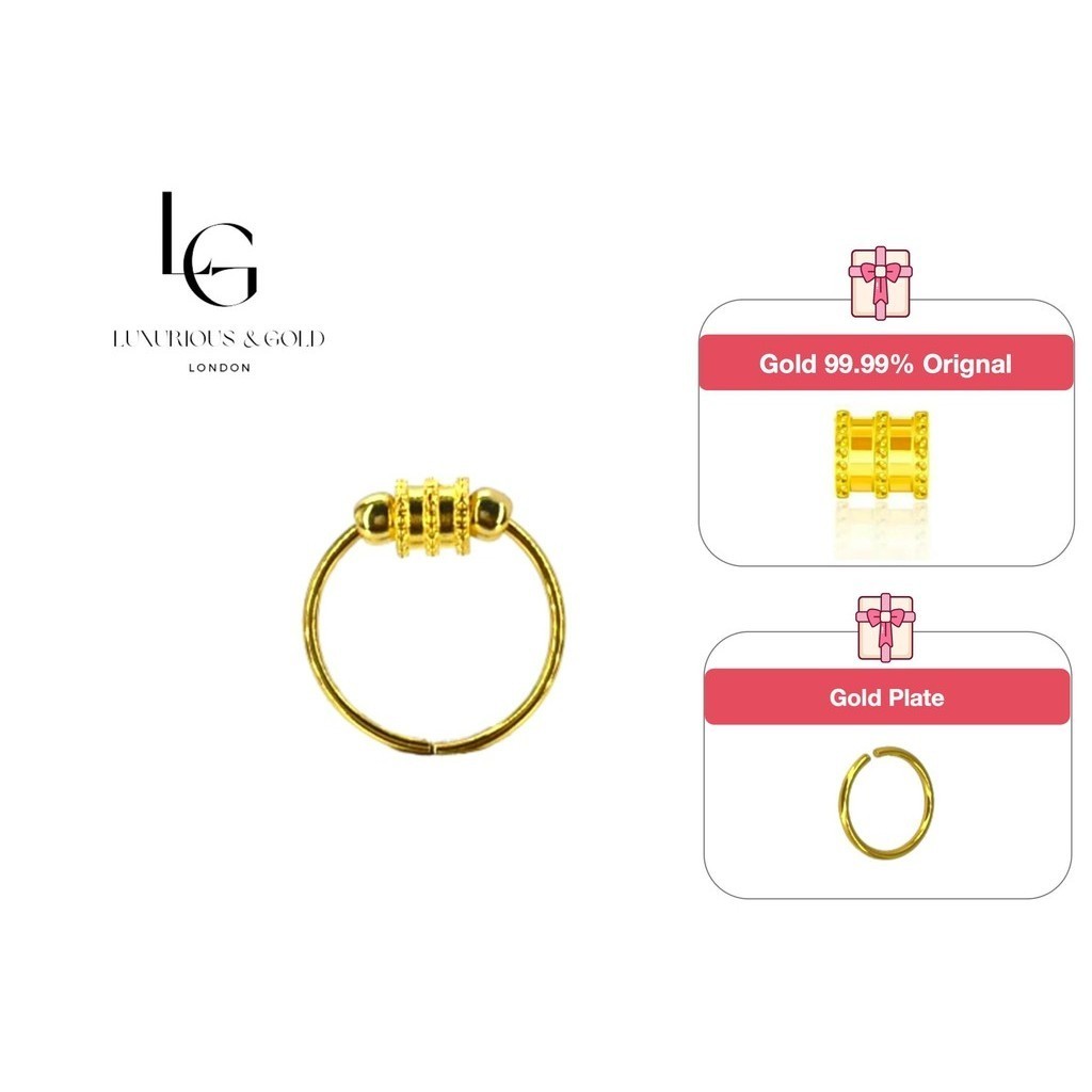 Cincin Destiny Spins asli emas murni 999, emas 24 karat |Nq3MwHF9|