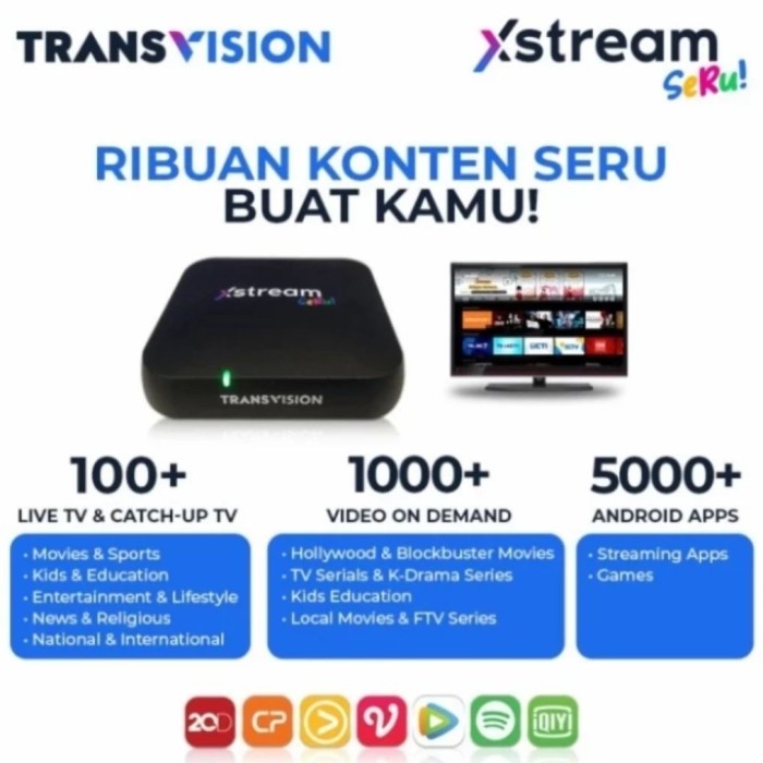 Xstream Seru #Android Tv Box #Transvision Xstream Seru #Stb Android