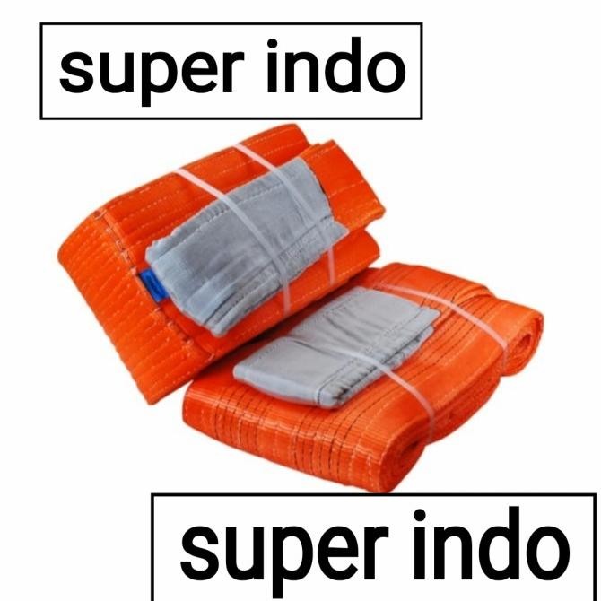 WEBBING SLING BELT 10 TON X 6 METER - TALI SABUK 10T X 6M - WEBING