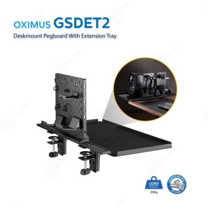 

Cpu Speaker Extention Board Tray Pegboard Diy Deskmount Oximus Gsdet2 Original Dan Terpercaya