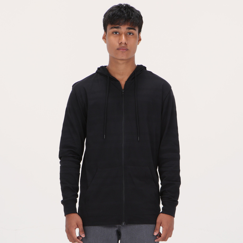 VOLCOM - MLS HAZY ZIP HOODIE BLK