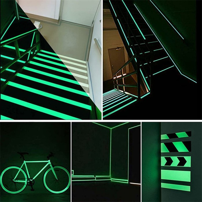 

2Cm Lakban Glow In The Dark Neon Lunous Safety Adhesive Tape Stier