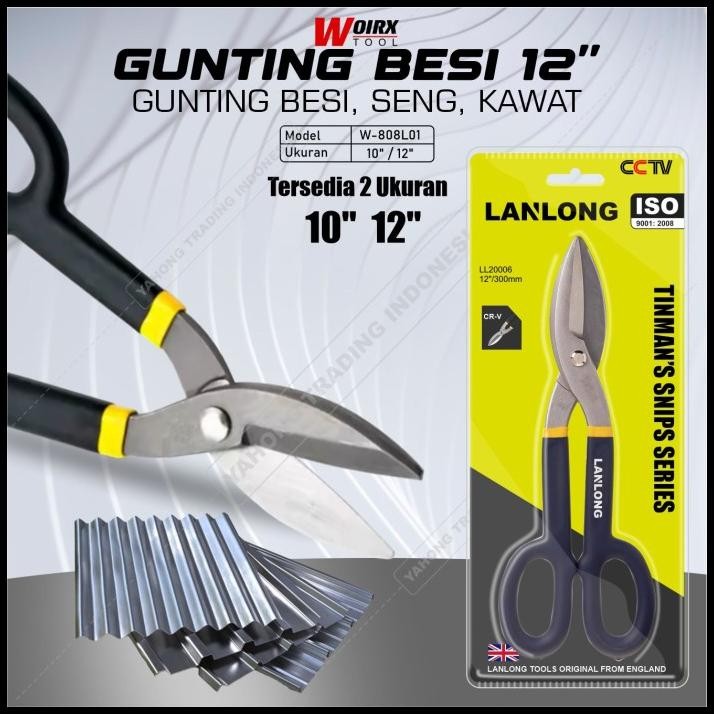 

Gunting Besi Ukuran 10" Inch 12" Inch