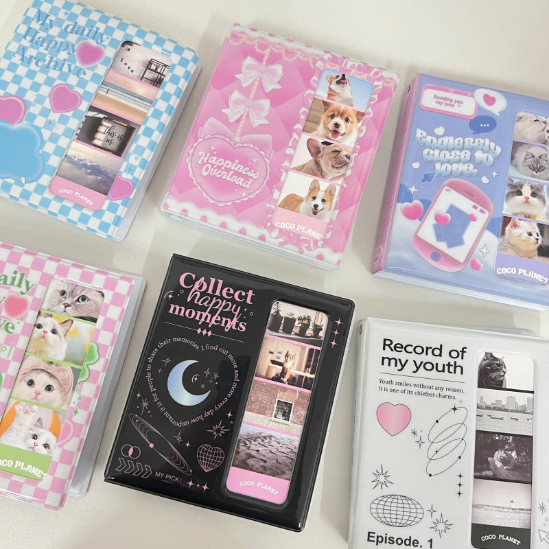 

Buku Yimpanan Bookmark Gaya Korea Yang/Buku Yimpanan Film Bintang / Buku Perlindungan Empat Jaringan